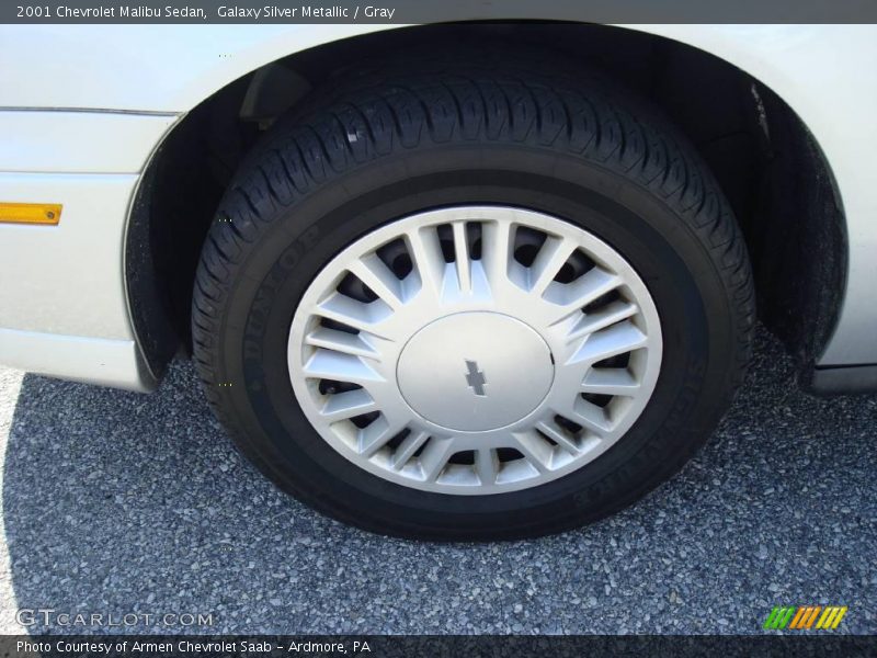 Galaxy Silver Metallic / Gray 2001 Chevrolet Malibu Sedan