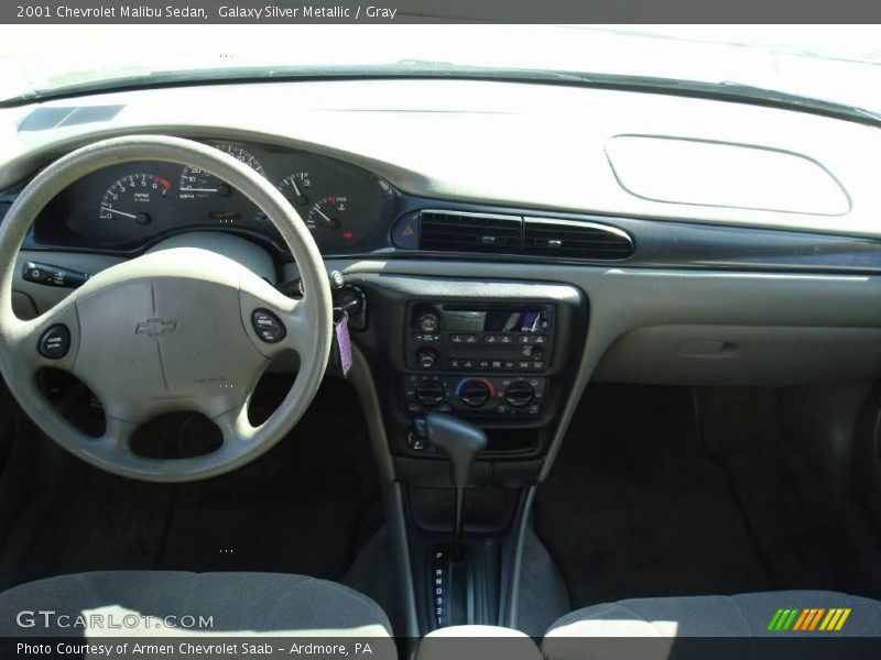 Galaxy Silver Metallic / Gray 2001 Chevrolet Malibu Sedan