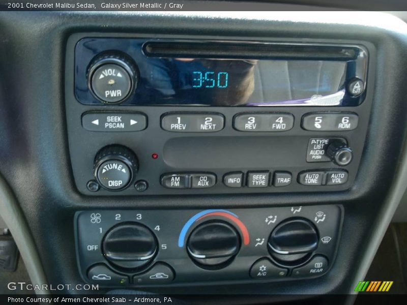 Galaxy Silver Metallic / Gray 2001 Chevrolet Malibu Sedan