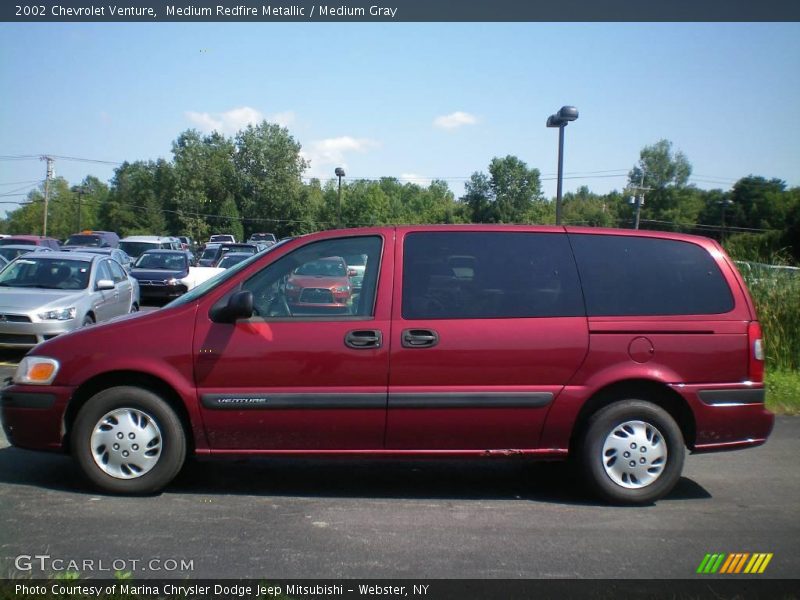 Medium Redfire Metallic / Medium Gray 2002 Chevrolet Venture
