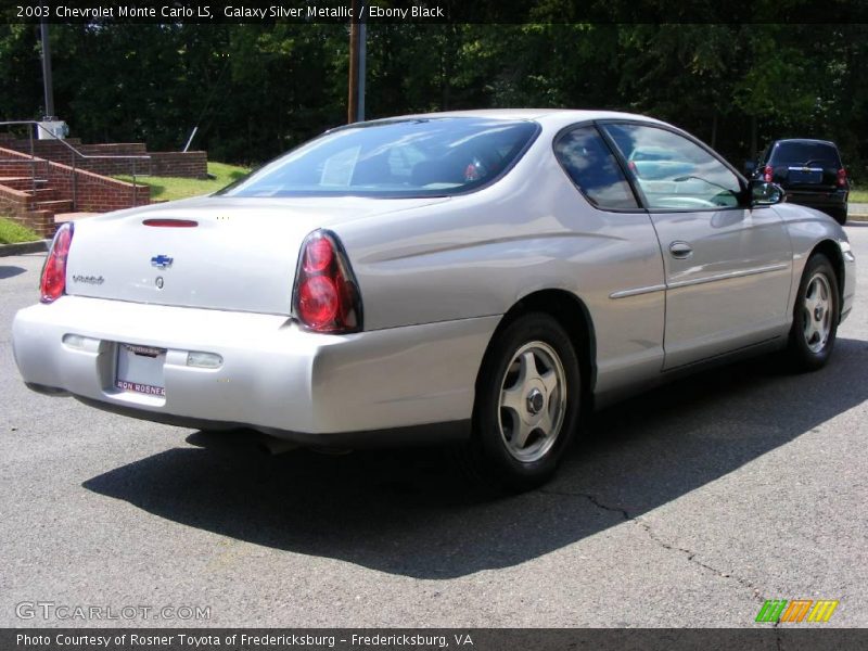 Galaxy Silver Metallic / Ebony Black 2003 Chevrolet Monte Carlo LS