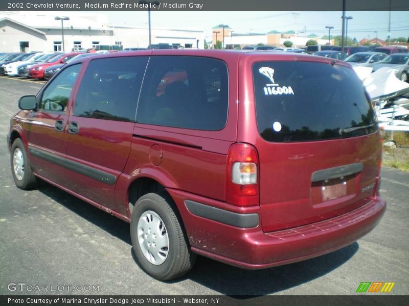 Medium Redfire Metallic / Medium Gray 2002 Chevrolet Venture