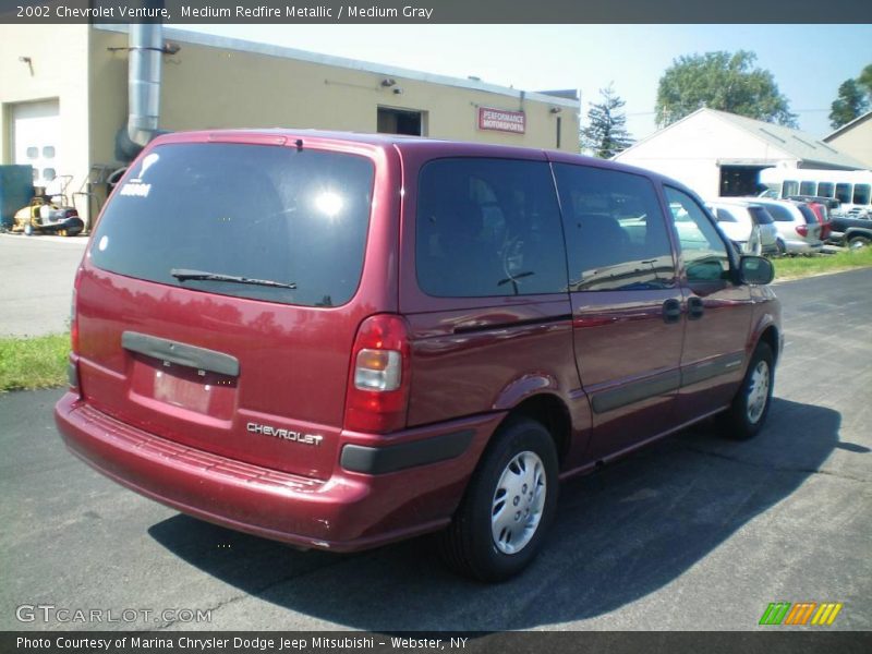 Medium Redfire Metallic / Medium Gray 2002 Chevrolet Venture