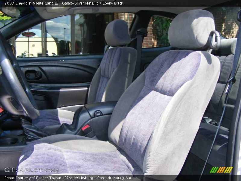 Galaxy Silver Metallic / Ebony Black 2003 Chevrolet Monte Carlo LS