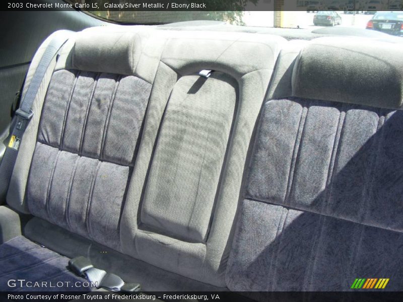 Galaxy Silver Metallic / Ebony Black 2003 Chevrolet Monte Carlo LS