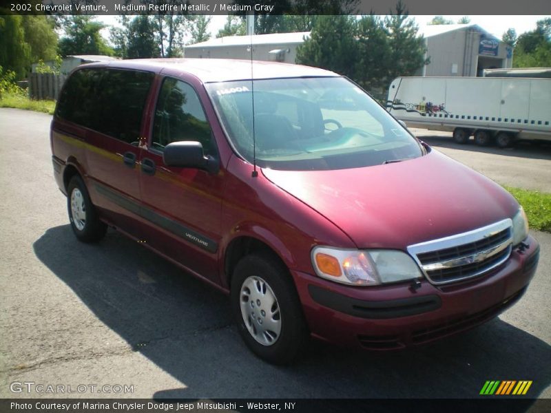 Medium Redfire Metallic / Medium Gray 2002 Chevrolet Venture