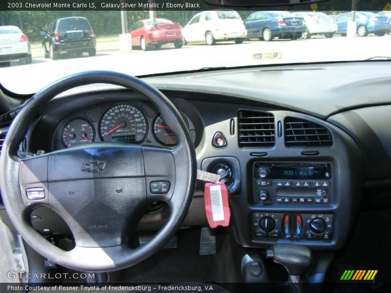 Galaxy Silver Metallic / Ebony Black 2003 Chevrolet Monte Carlo LS