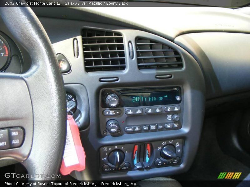 Galaxy Silver Metallic / Ebony Black 2003 Chevrolet Monte Carlo LS