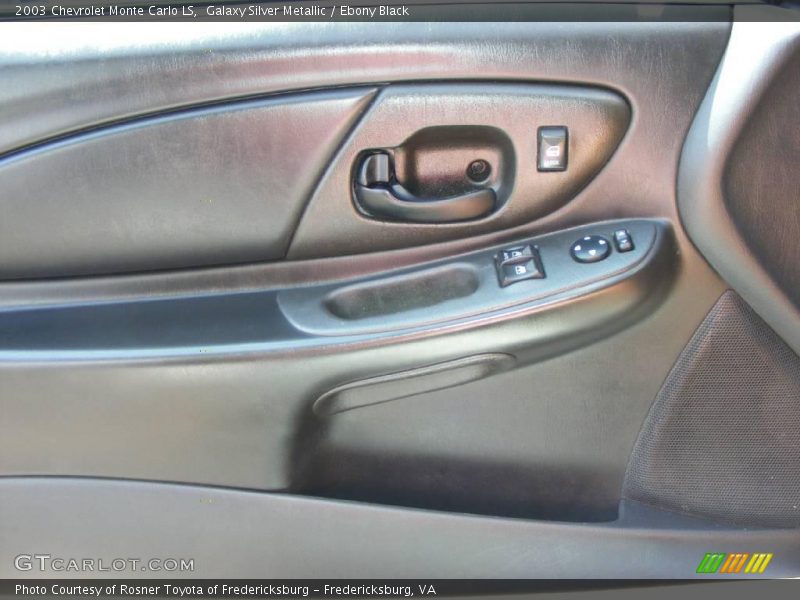 Galaxy Silver Metallic / Ebony Black 2003 Chevrolet Monte Carlo LS