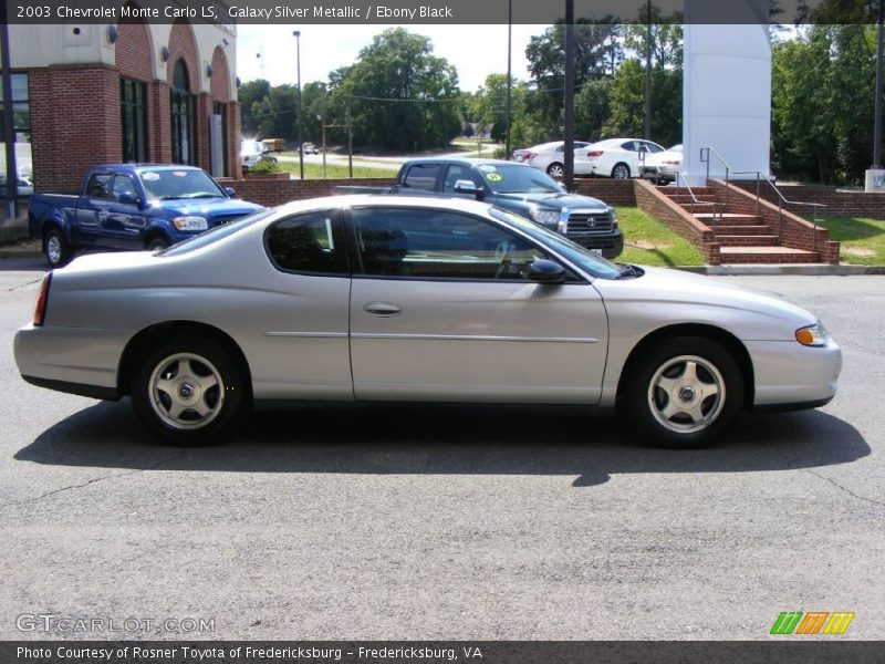 Galaxy Silver Metallic / Ebony Black 2003 Chevrolet Monte Carlo LS