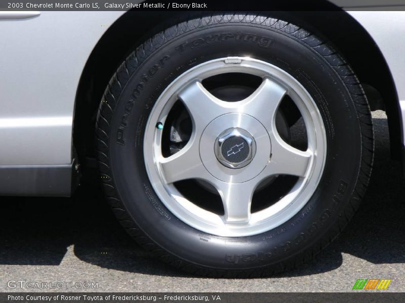 Galaxy Silver Metallic / Ebony Black 2003 Chevrolet Monte Carlo LS