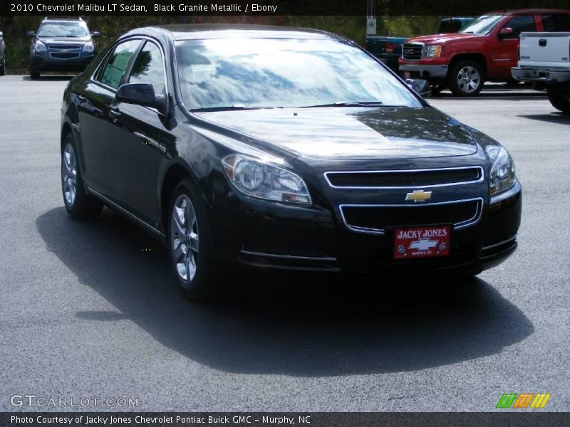 Black Granite Metallic / Ebony 2010 Chevrolet Malibu LT Sedan