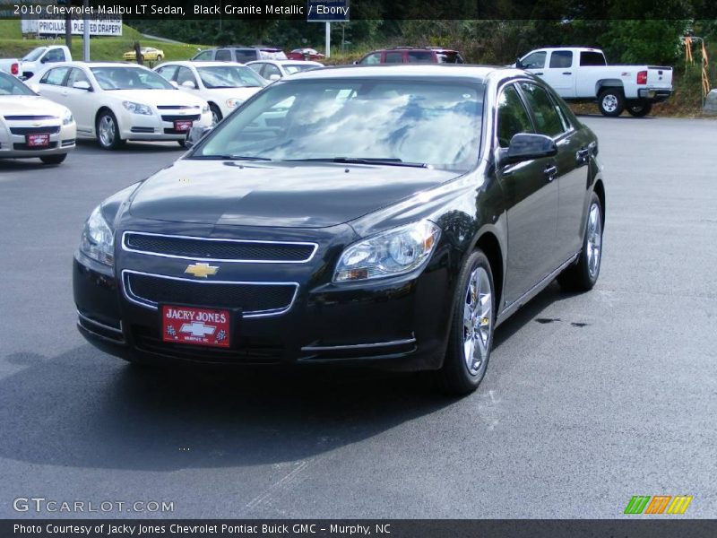 Black Granite Metallic / Ebony 2010 Chevrolet Malibu LT Sedan