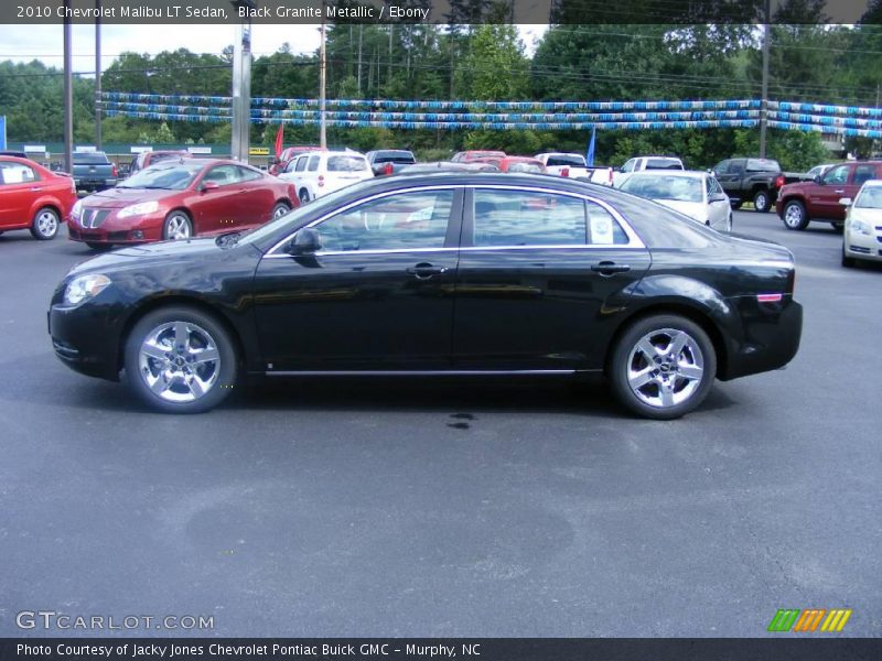 Black Granite Metallic / Ebony 2010 Chevrolet Malibu LT Sedan