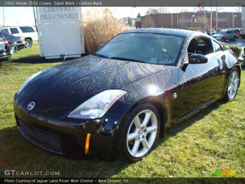 Super Black / Carbon Black 2003 Nissan 350Z Coupe