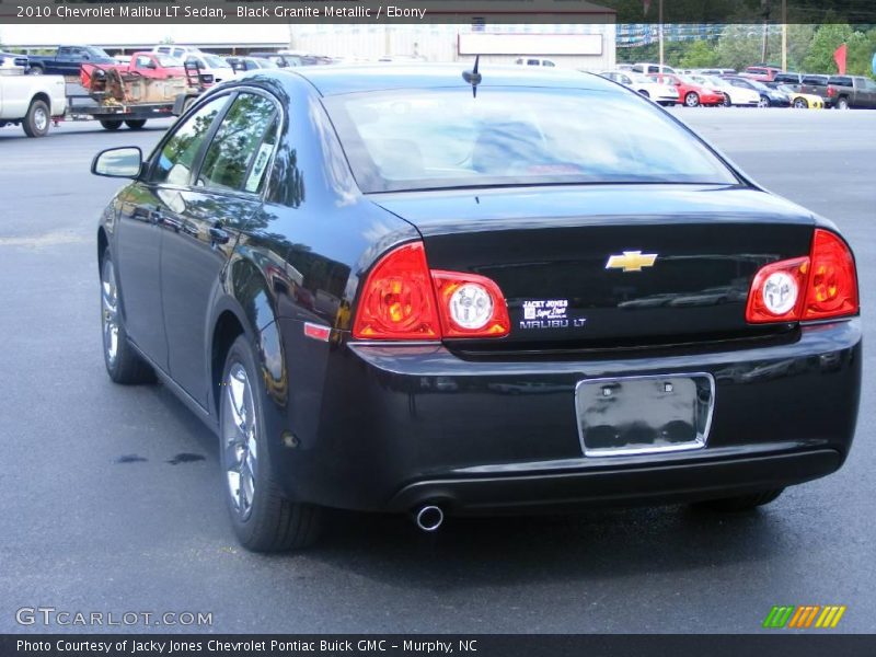 Black Granite Metallic / Ebony 2010 Chevrolet Malibu LT Sedan