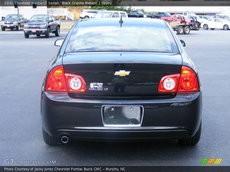 Black Granite Metallic / Ebony 2010 Chevrolet Malibu LT Sedan