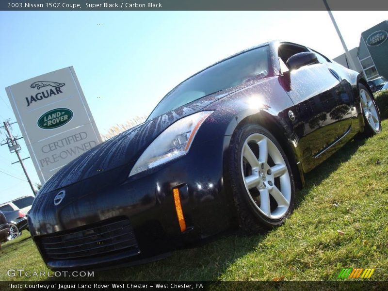 Super Black / Carbon Black 2003 Nissan 350Z Coupe