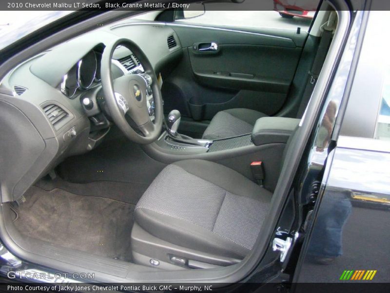 Black Granite Metallic / Ebony 2010 Chevrolet Malibu LT Sedan