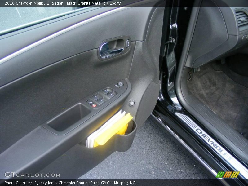 Black Granite Metallic / Ebony 2010 Chevrolet Malibu LT Sedan