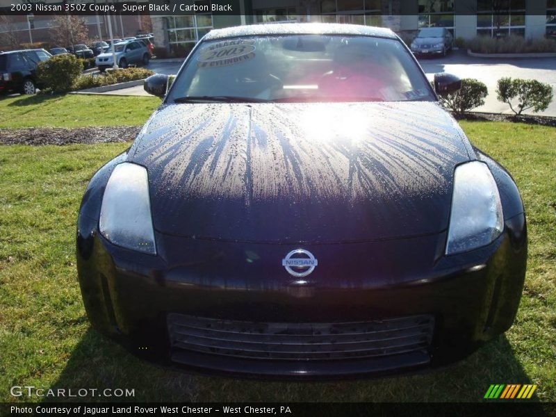 Super Black / Carbon Black 2003 Nissan 350Z Coupe