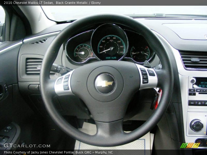 Black Granite Metallic / Ebony 2010 Chevrolet Malibu LT Sedan