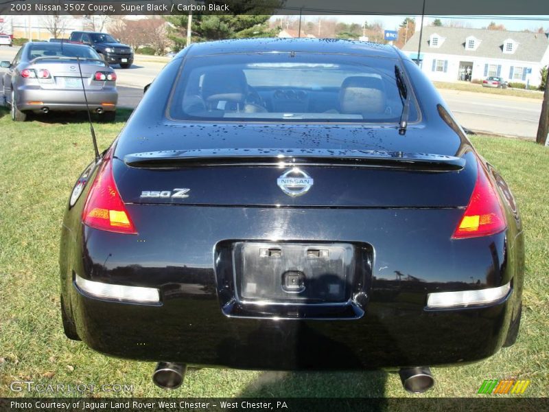 Super Black / Carbon Black 2003 Nissan 350Z Coupe