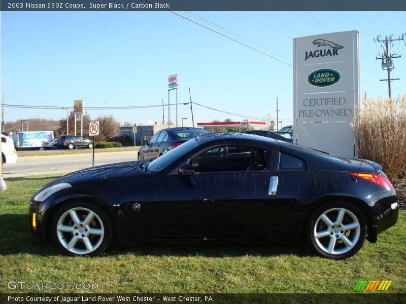 Super Black / Carbon Black 2003 Nissan 350Z Coupe