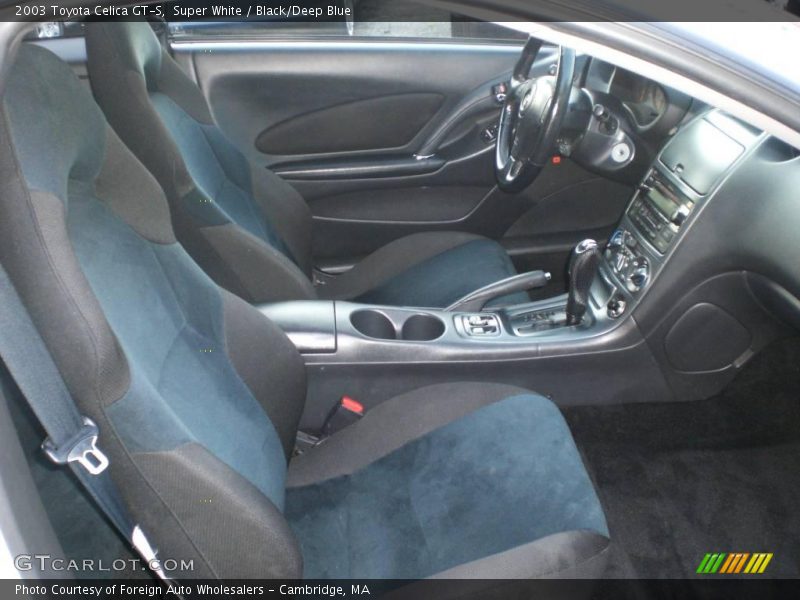 Super White / Black/Deep Blue 2003 Toyota Celica GT-S
