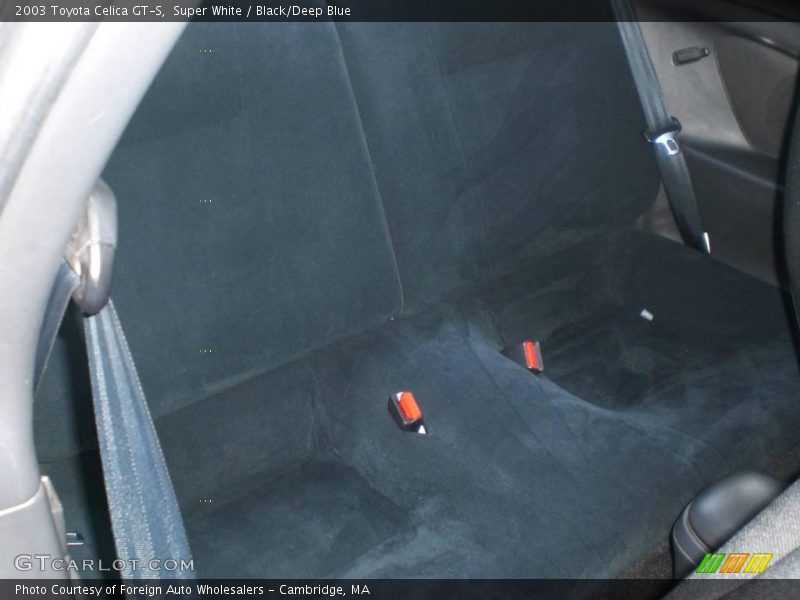 Super White / Black/Deep Blue 2003 Toyota Celica GT-S