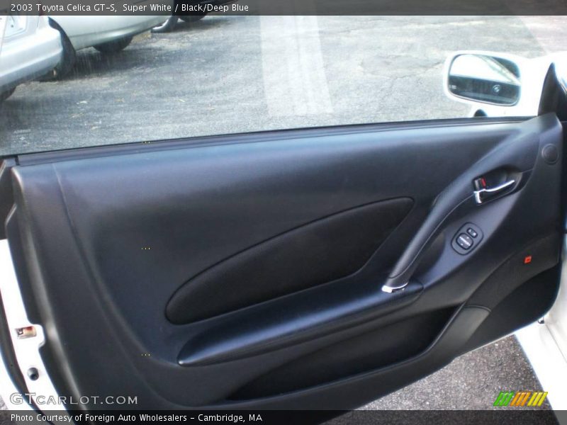Super White / Black/Deep Blue 2003 Toyota Celica GT-S