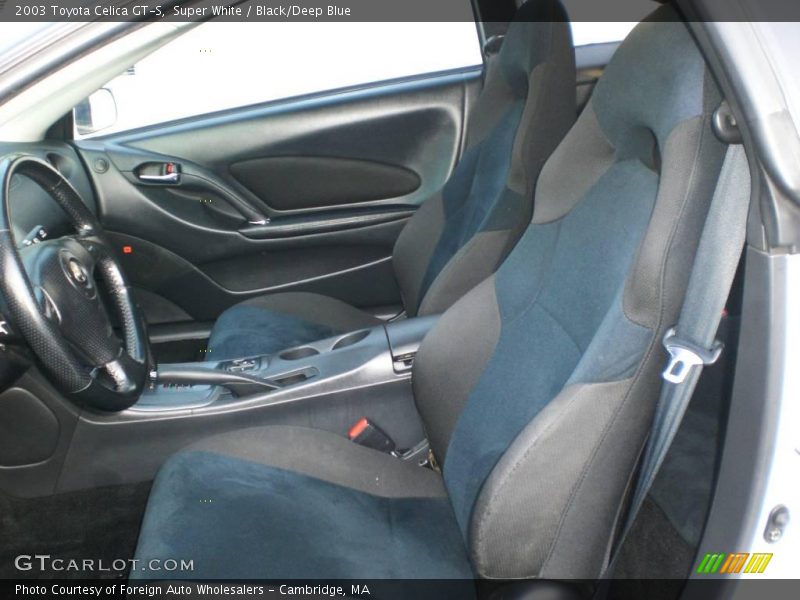 Super White / Black/Deep Blue 2003 Toyota Celica GT-S