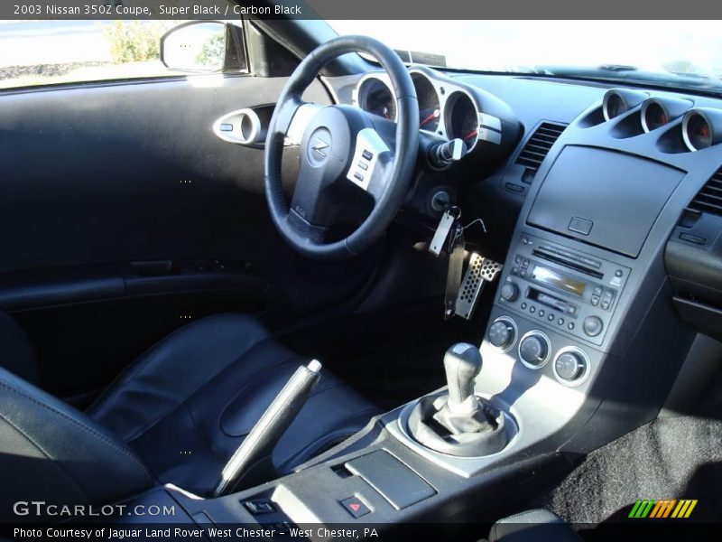 Super Black / Carbon Black 2003 Nissan 350Z Coupe