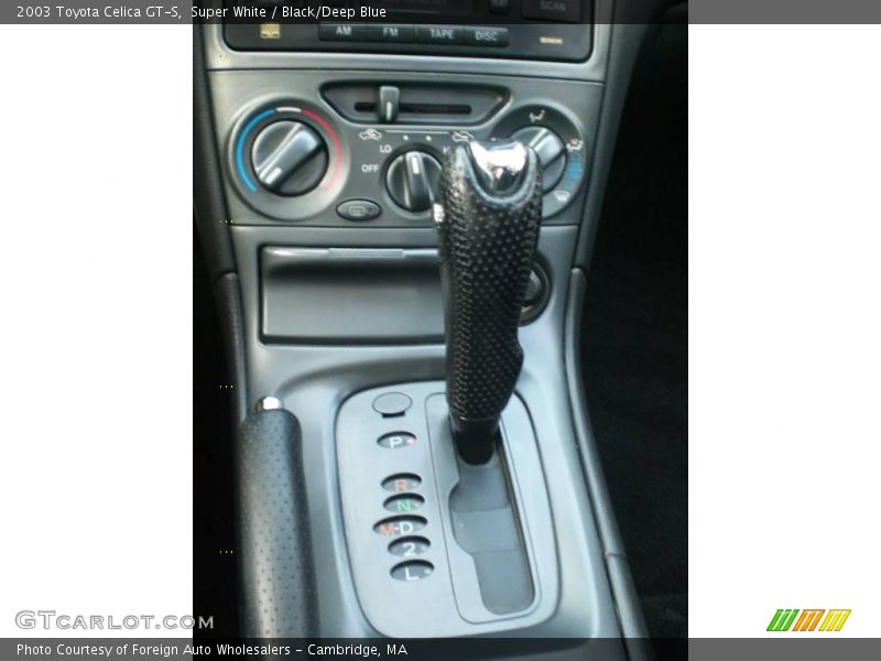 Super White / Black/Deep Blue 2003 Toyota Celica GT-S