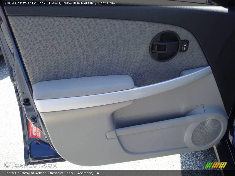 Navy Blue Metallic / Light Gray 2009 Chevrolet Equinox LT AWD