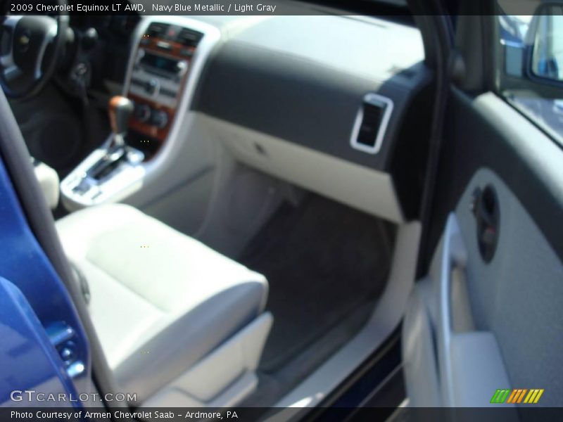 Navy Blue Metallic / Light Gray 2009 Chevrolet Equinox LT AWD