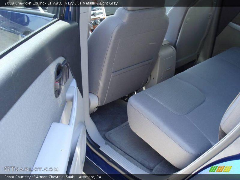Navy Blue Metallic / Light Gray 2009 Chevrolet Equinox LT AWD