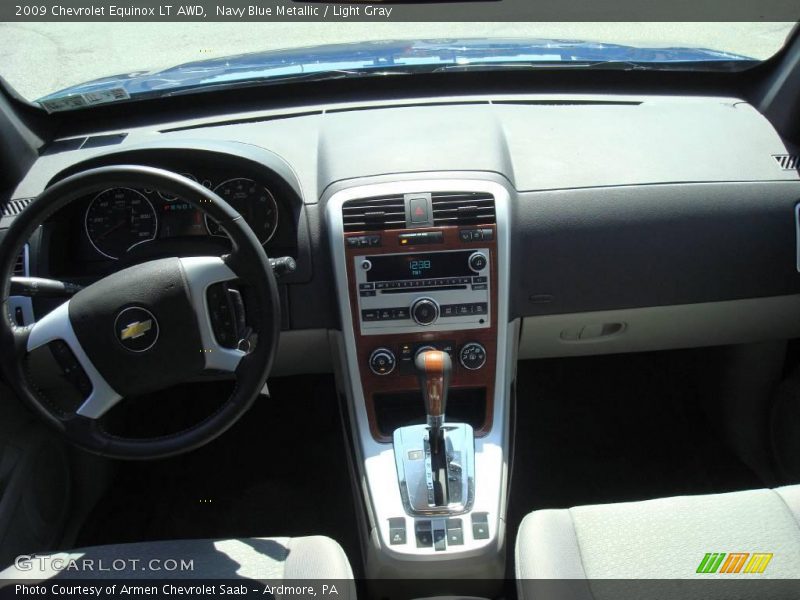 Navy Blue Metallic / Light Gray 2009 Chevrolet Equinox LT AWD