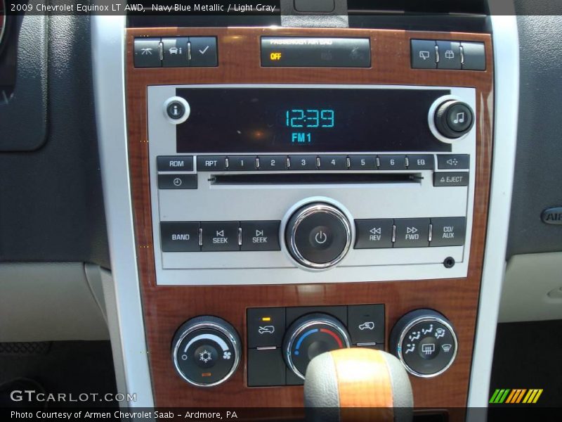 Navy Blue Metallic / Light Gray 2009 Chevrolet Equinox LT AWD