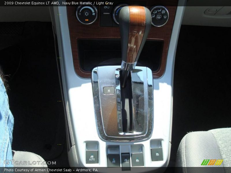 Navy Blue Metallic / Light Gray 2009 Chevrolet Equinox LT AWD