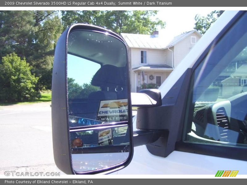 Summit White / Dark Titanium 2009 Chevrolet Silverado 3500HD LS Regular Cab 4x4 Dually