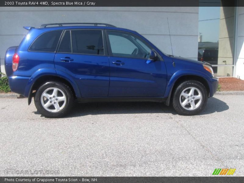 Spectra Blue Mica / Gray 2003 Toyota RAV4 4WD