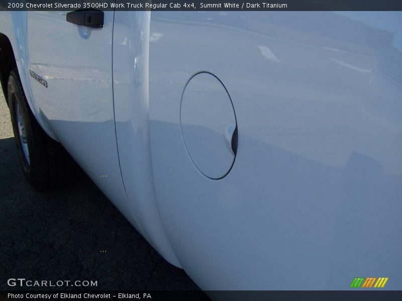 Summit White / Dark Titanium 2009 Chevrolet Silverado 3500HD Work Truck Regular Cab 4x4