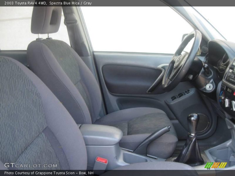 Spectra Blue Mica / Gray 2003 Toyota RAV4 4WD