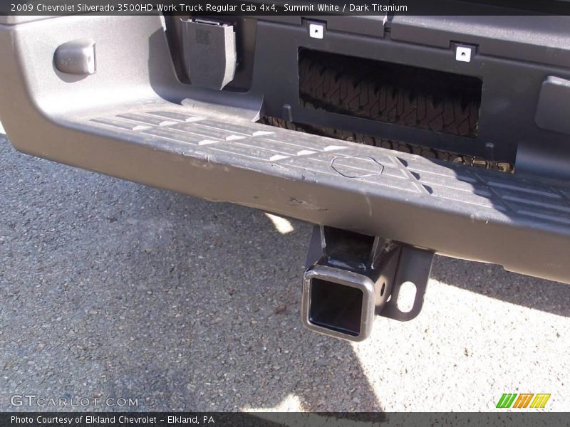 Summit White / Dark Titanium 2009 Chevrolet Silverado 3500HD Work Truck Regular Cab 4x4