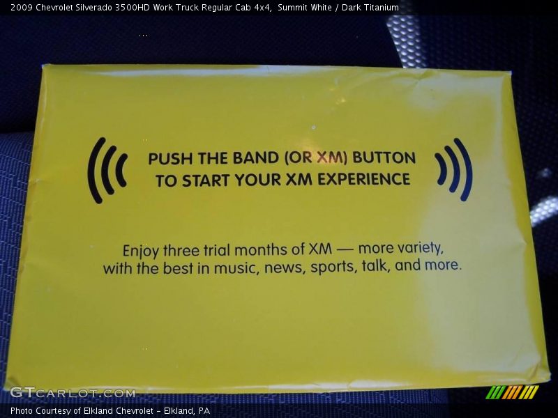 Summit White / Dark Titanium 2009 Chevrolet Silverado 3500HD Work Truck Regular Cab 4x4