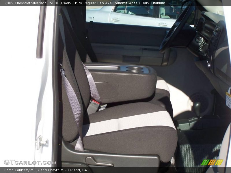 Summit White / Dark Titanium 2009 Chevrolet Silverado 3500HD Work Truck Regular Cab 4x4