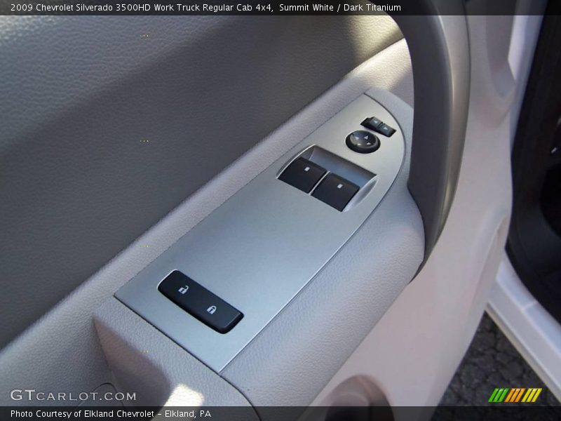 Summit White / Dark Titanium 2009 Chevrolet Silverado 3500HD Work Truck Regular Cab 4x4