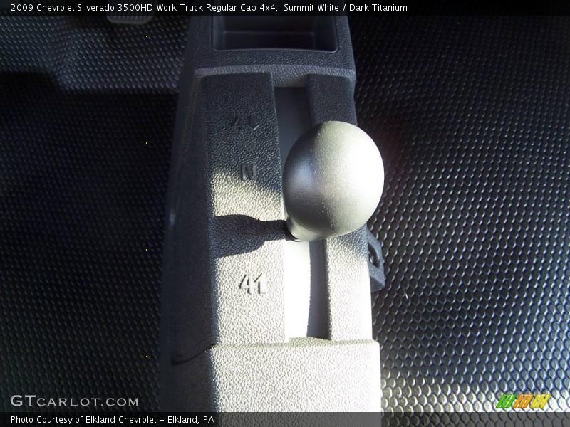 Summit White / Dark Titanium 2009 Chevrolet Silverado 3500HD Work Truck Regular Cab 4x4