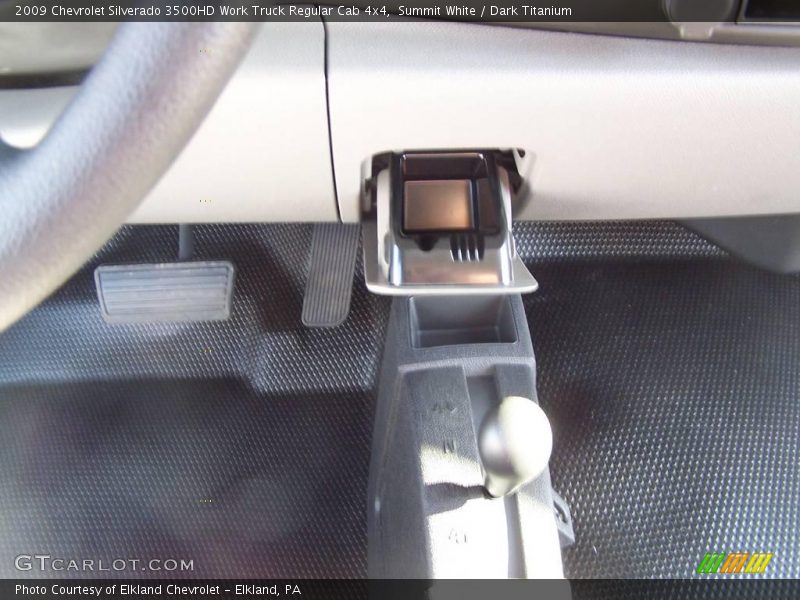 Summit White / Dark Titanium 2009 Chevrolet Silverado 3500HD Work Truck Regular Cab 4x4